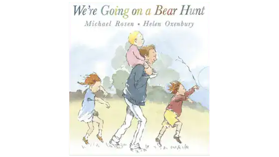 image of the children's picture book "We're going on a bear hunt"